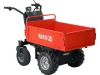 YATO YT-86120 Akkumulátoros gyalogos kíséretű bilenthető platós dömper 1000W 500kg 48V 32Ah