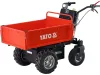 YATO YT-86120 Akkumulátoros gyalogos kíséretű bilenthető platós dömper 1000W 500kg 48V 32Ah