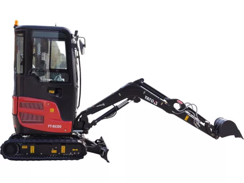 YATO YT-86300 Mini kotrógép gumi hernyótalpakkal