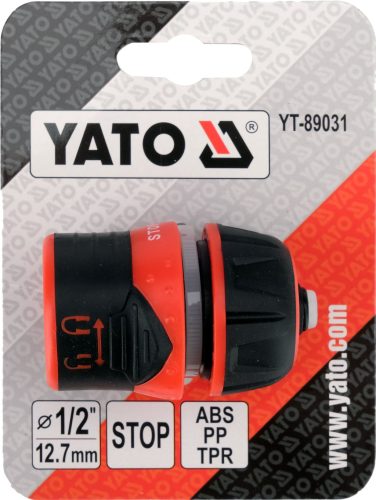 YATO YT-89031 1/2 colos gyorscsatlakozó stop és zárás funkcióval