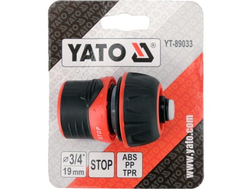 YATO YT-89033 3/4 colos gyorscsatlakozó stop és zárás funkcióval
