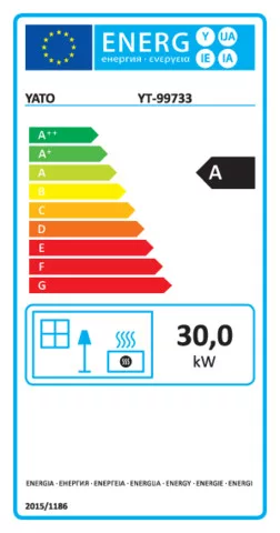 YATO YT-99733 gázos hőlégbefúvó 30 kW
